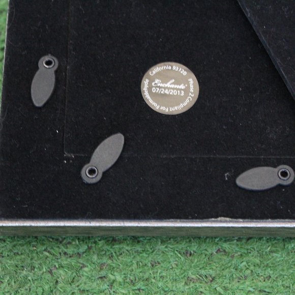 BELLE MAISON photo frame 5 X 7 Brown Bronze Accents Wood Frame Scallop 2013 - Picture 4 of 5